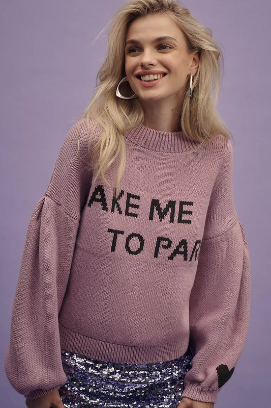 Maeve Graphic City Sweater-Paris