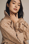 Load image into Gallery viewer, By Anthropologie Floral Cutwork Cropped Trench Jacket
