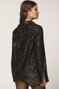 Load image into Gallery viewer, The Remie Sequin Buttondown
