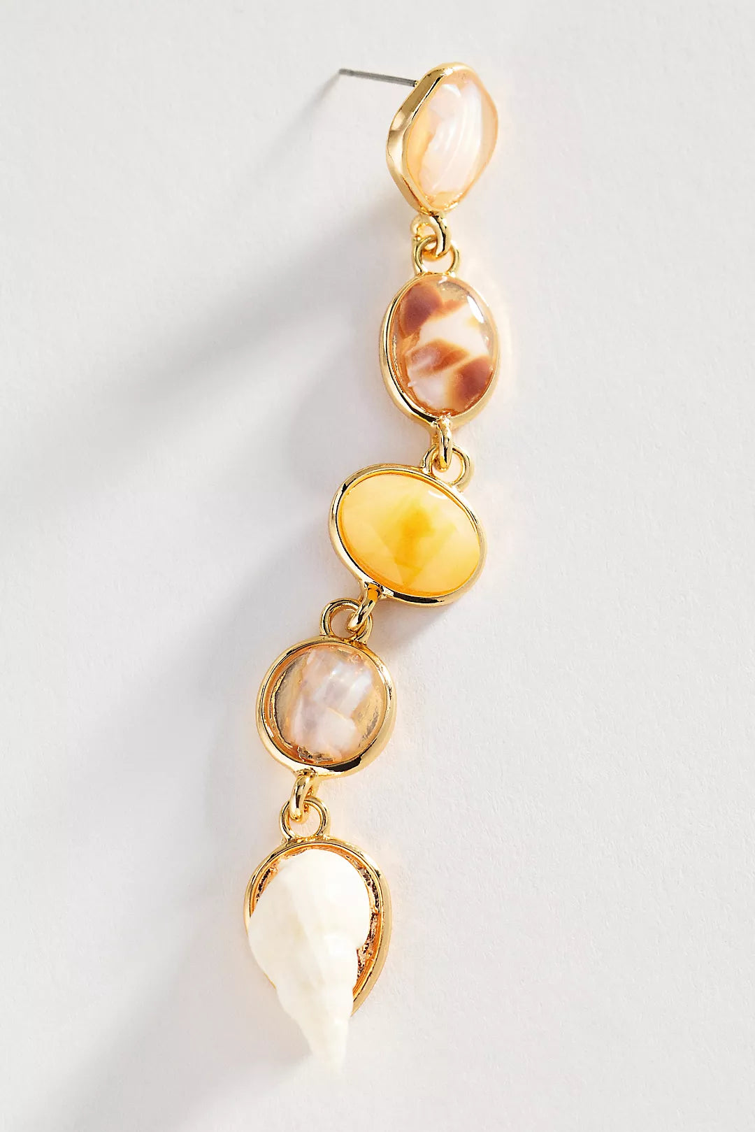 Seashell Stack Drop Earrings