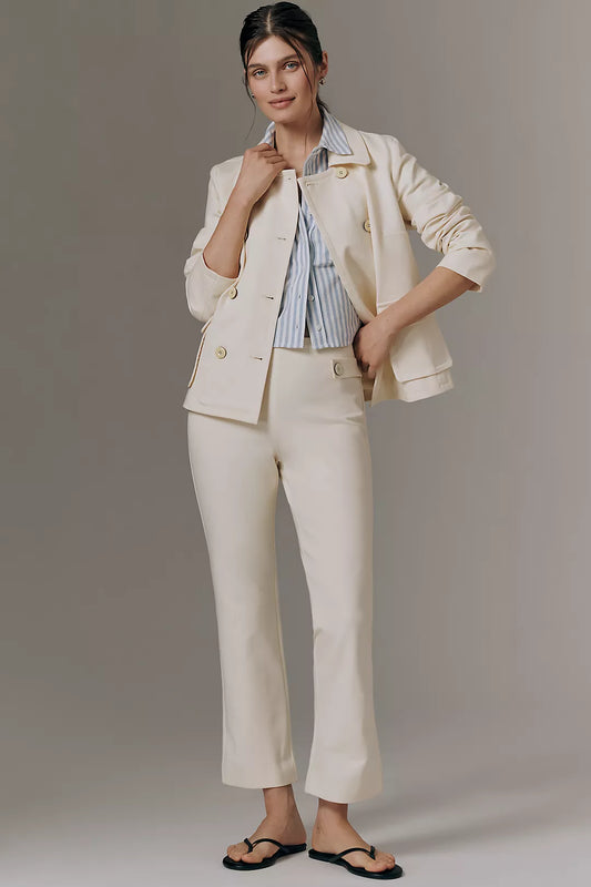 The Poppy Kick-Flare Pull-On Pants by Maeve