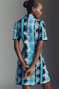 Load image into Gallery viewer, The Nina Short-Sleeve Mock-Neck Mod Sweater Mini Dress
