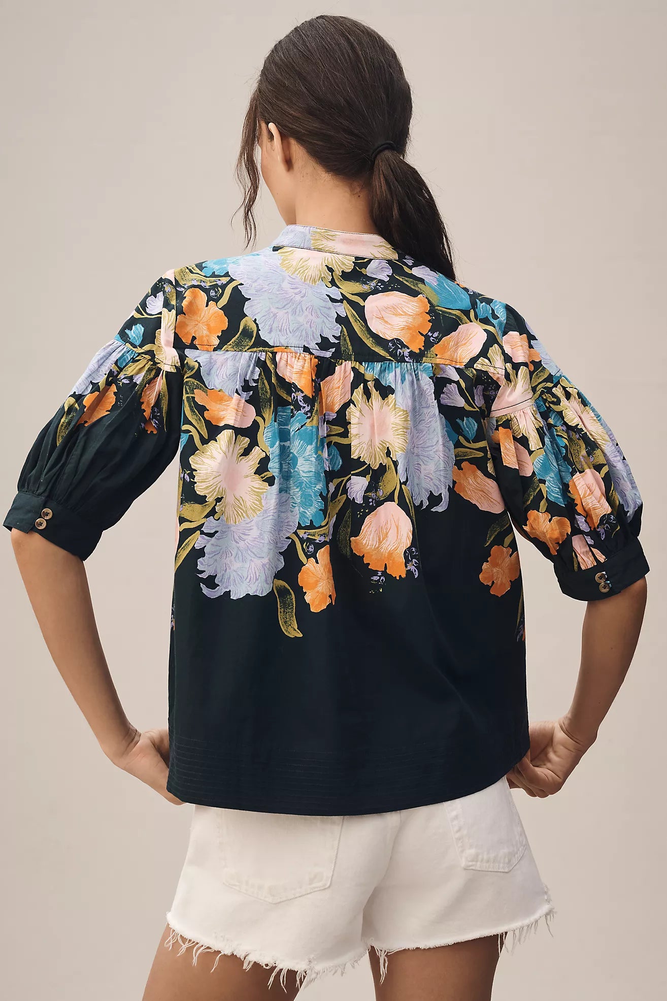 The Yukiko Noritake Darcey Popover Swing Top