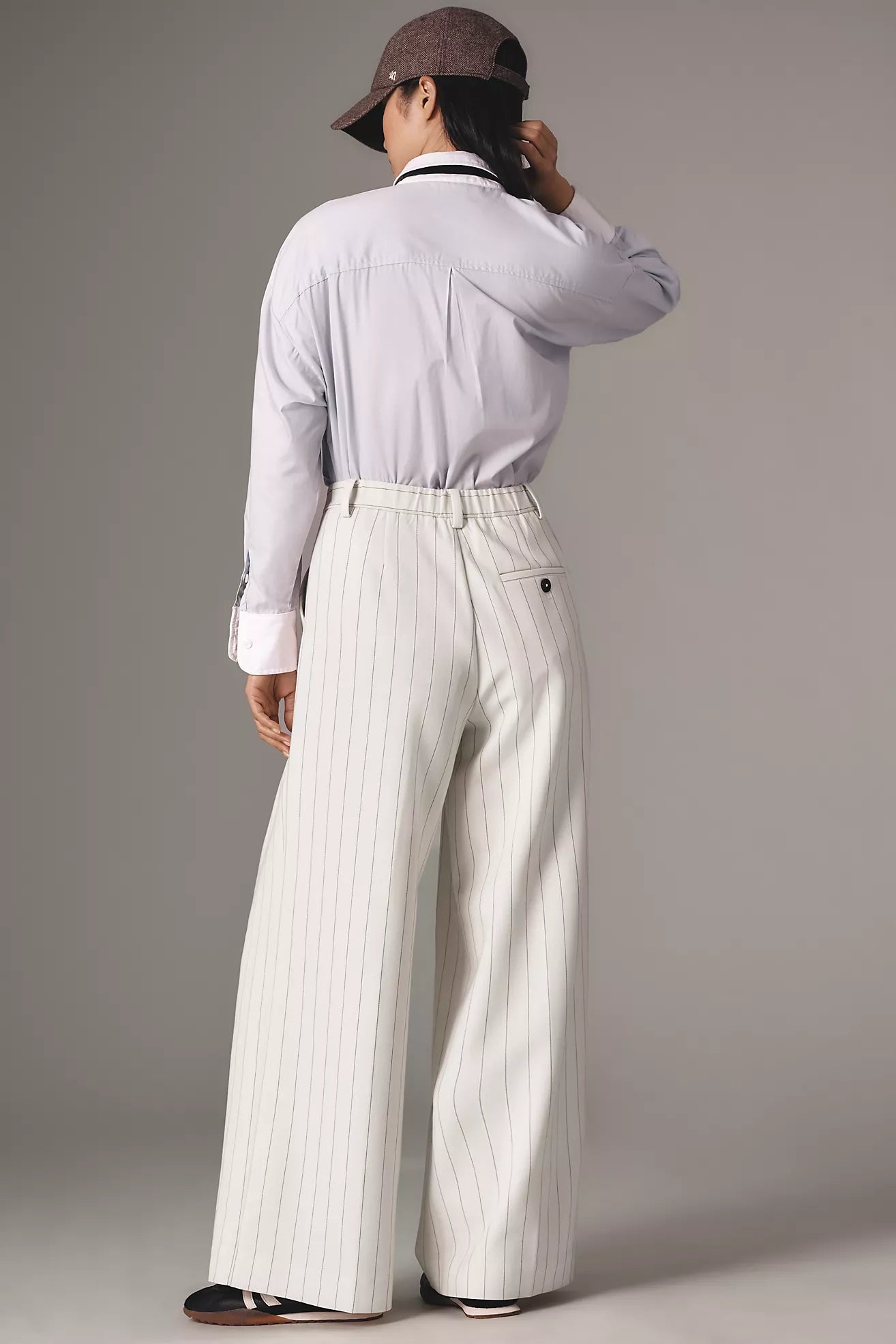 The Avery Elastic-Back Trousers by Maeve