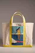 Load image into Gallery viewer, Beaded Large Canvas Tote Bag

