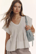 Load image into Gallery viewer, By Anthropologie Smocked Swing Tee
