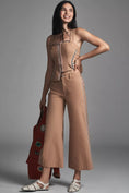 Load image into Gallery viewer, The Ettie High-Rise Crop Wide-Leg Pants by Maeve: Pinstripe Edition
