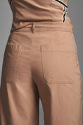 Load image into Gallery viewer, The Ettie High-Rise Crop Wide-Leg Pants by Maeve: Pinstripe Edition
