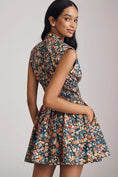 Load image into Gallery viewer, The Tommie Cap-Sleeve Smocked Front-Zip Shirt Dress: Mini Edition
