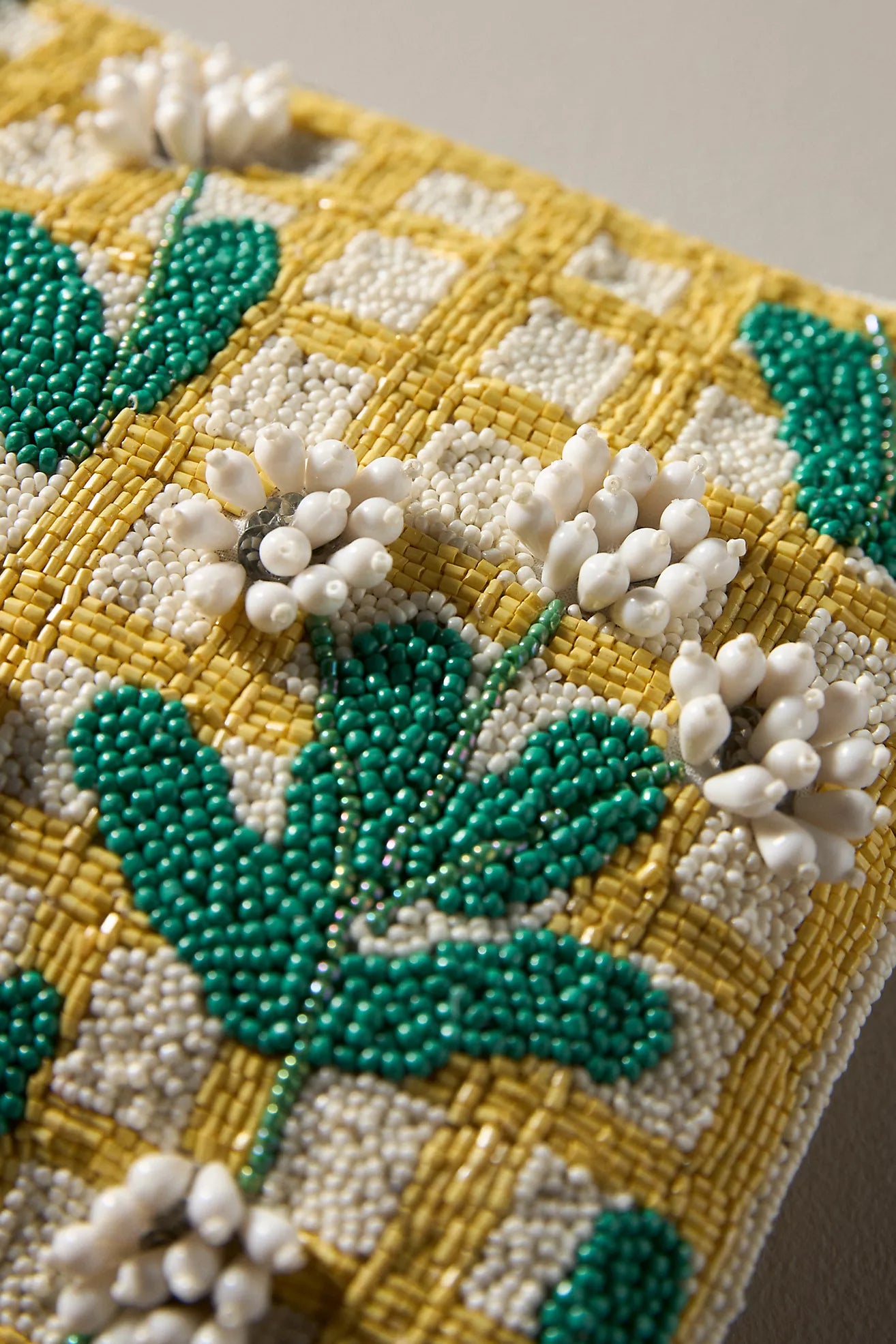 The Fiona Large Beaded Pouch