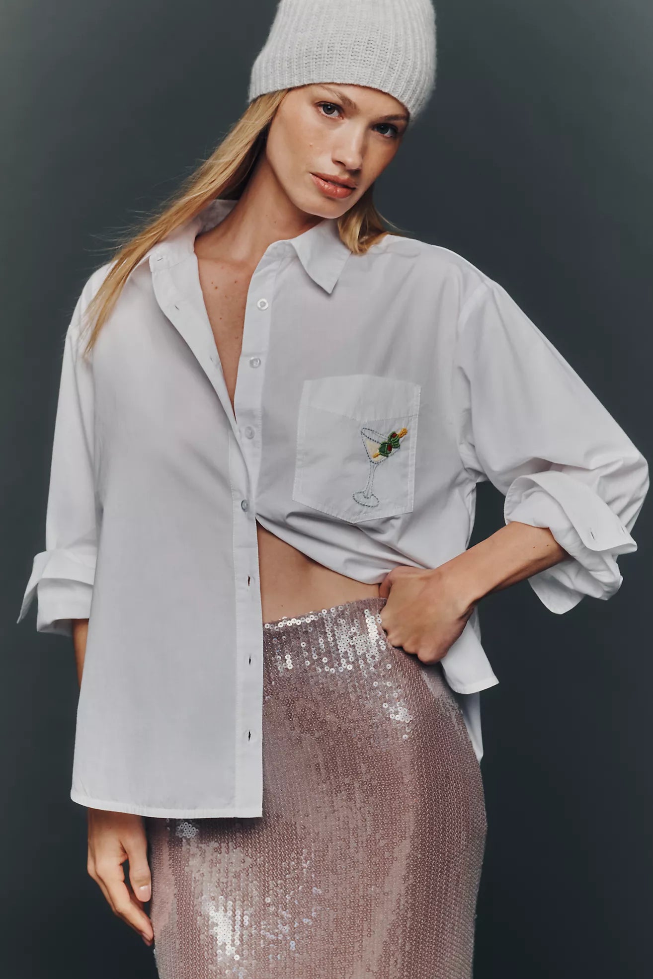 The Shrunken Bennet Button Down Shirt by Maeve