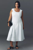 Load image into Gallery viewer, By Anthropologie Sleeveless Scoop-Neck Midi Dress
