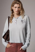 Load image into Gallery viewer, The Jensen Cashmere Crop Polo Sweater by Pilcro
