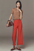 Load image into Gallery viewer, The Colette Magic Fabric Ruffle-Hem Crop Wide-Leg Pants by Maeve
