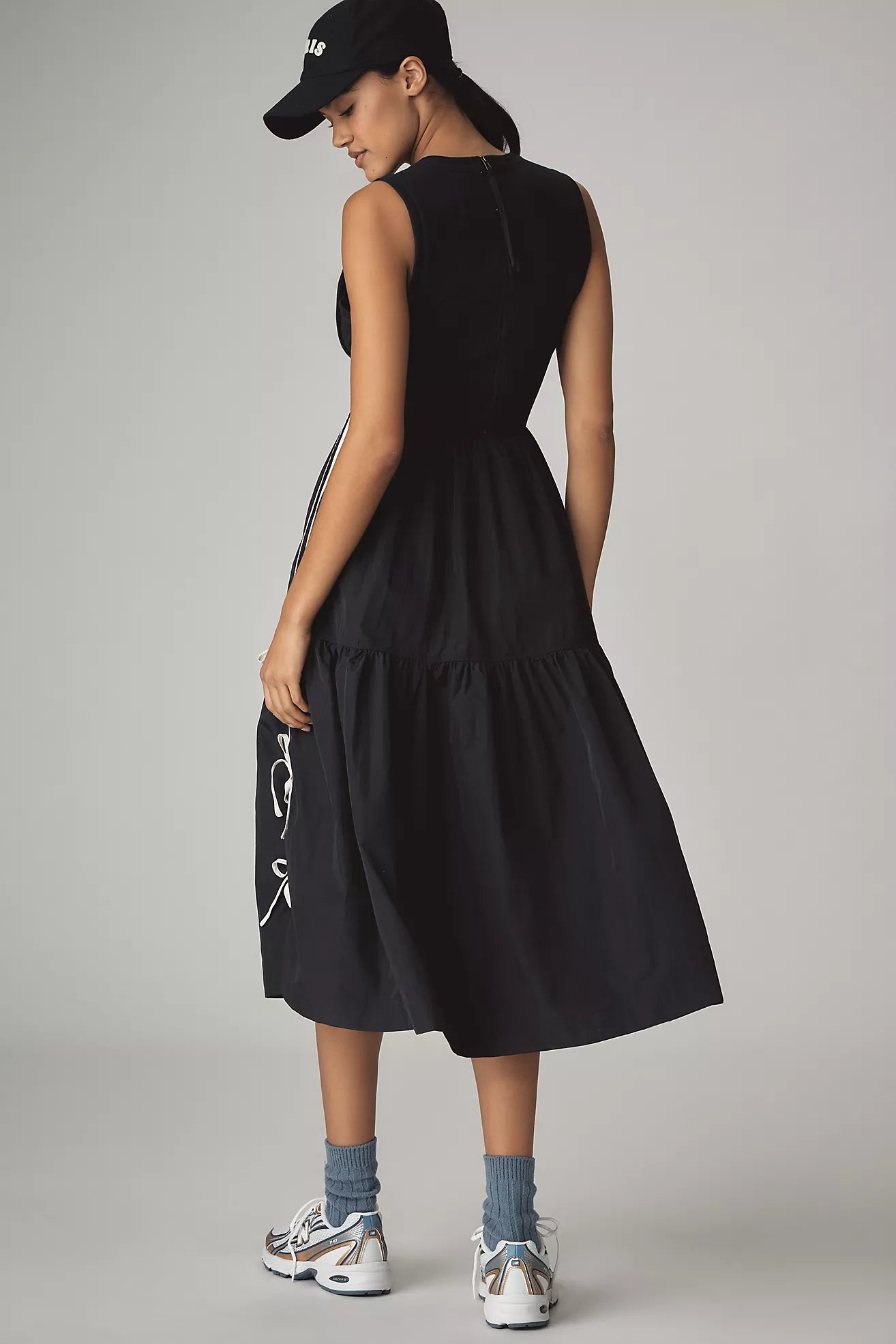 The Bowline Tiered Midi Dress by Daily Practice