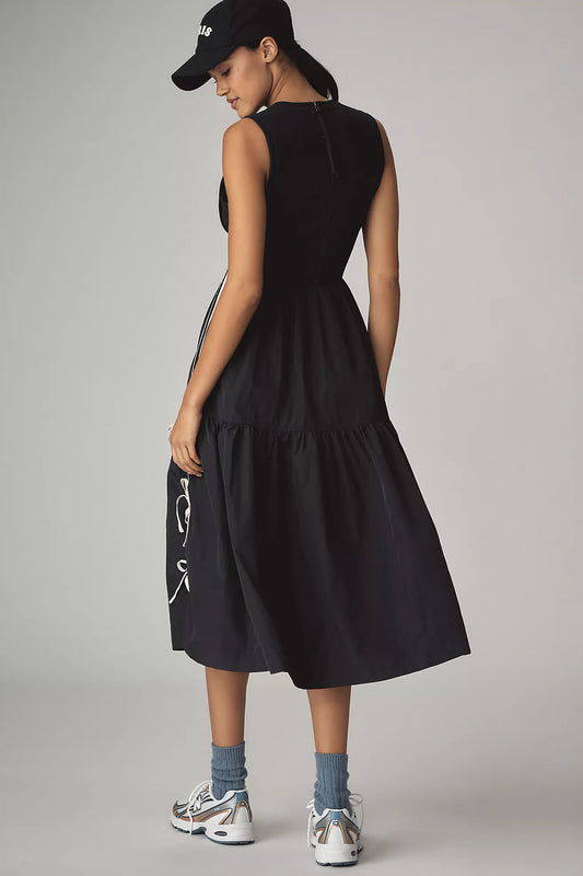 The Bowline Tiered Midi Dress by Daily Practice