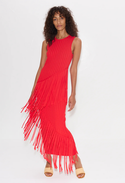SIMONMILLER Spiral Knit Maxi Dress