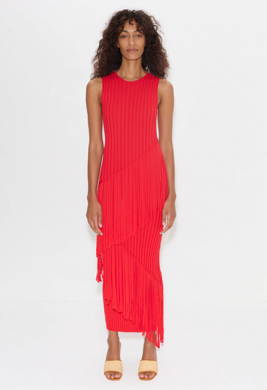 SIMONMILLER Spiral Knit Maxi Dress