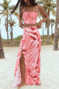 Load image into Gallery viewer, Peixoto Rose Side-Slit Maxi Skirt

