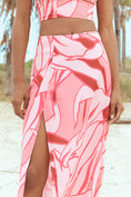 Load image into Gallery viewer, Peixoto Rose Side-Slit Maxi Skirt
