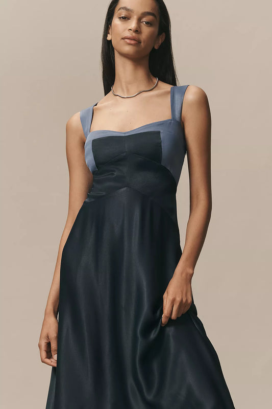 The Jocelyn Sleeveless Slip Midi Dress by Maeve