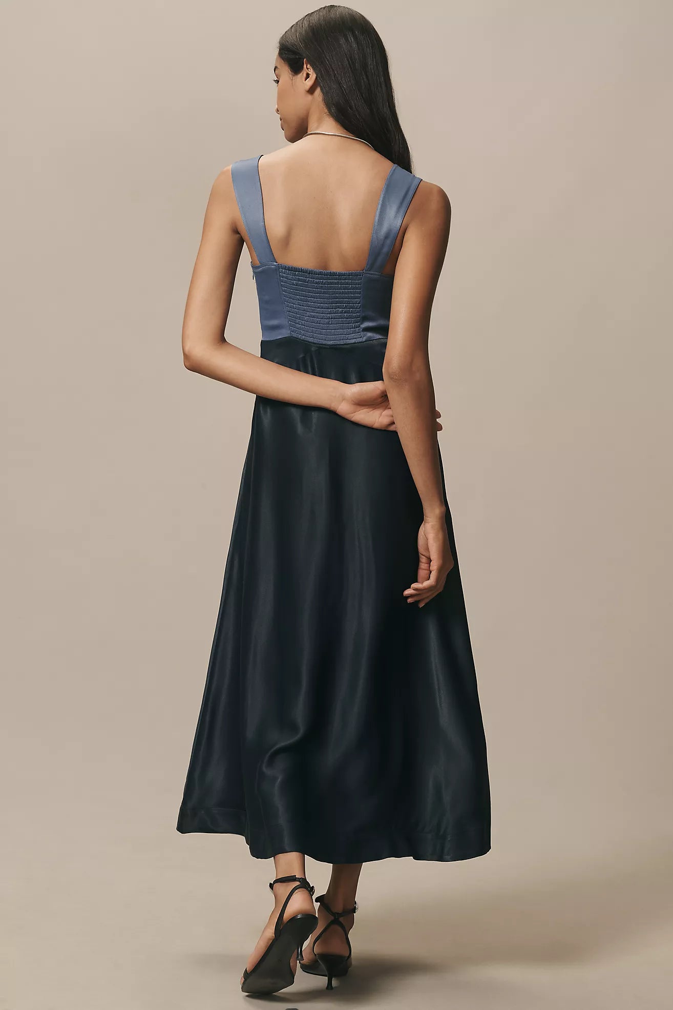 The Jocelyn Sleeveless Slip Midi Dress by Maeve