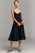 Load image into Gallery viewer, Mare Mare Knit Denim Twofer Midi Dress
