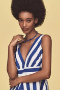 Load image into Gallery viewer, By Anthropologie V-Neck Sleeveless Fit & Flare Midi Dress
