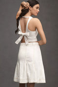 Load image into Gallery viewer, Pilcro Fluted Knee-Length Skirt
