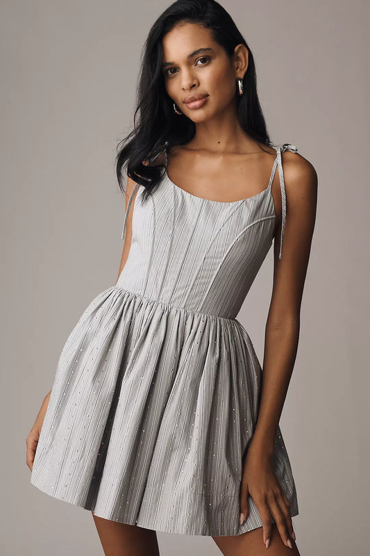 En Saison Christelle Fit & Flare Mini Dress
