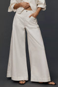 Load image into Gallery viewer, The Olli Regenerative Cotton High-Rise Wide-Leg Flare Jeans by Pilcro
