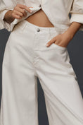 Load image into Gallery viewer, The Olli Regenerative Cotton High-Rise Wide-Leg Flare Jeans by Pilcro

