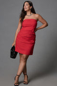 Load image into Gallery viewer, By Anthropologie Strapless Slim Mini Dress
