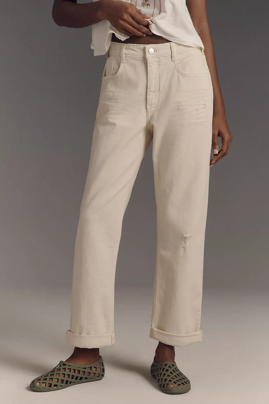Pilcro Baggy Boyfriend High-Rise Relaxed Jeans