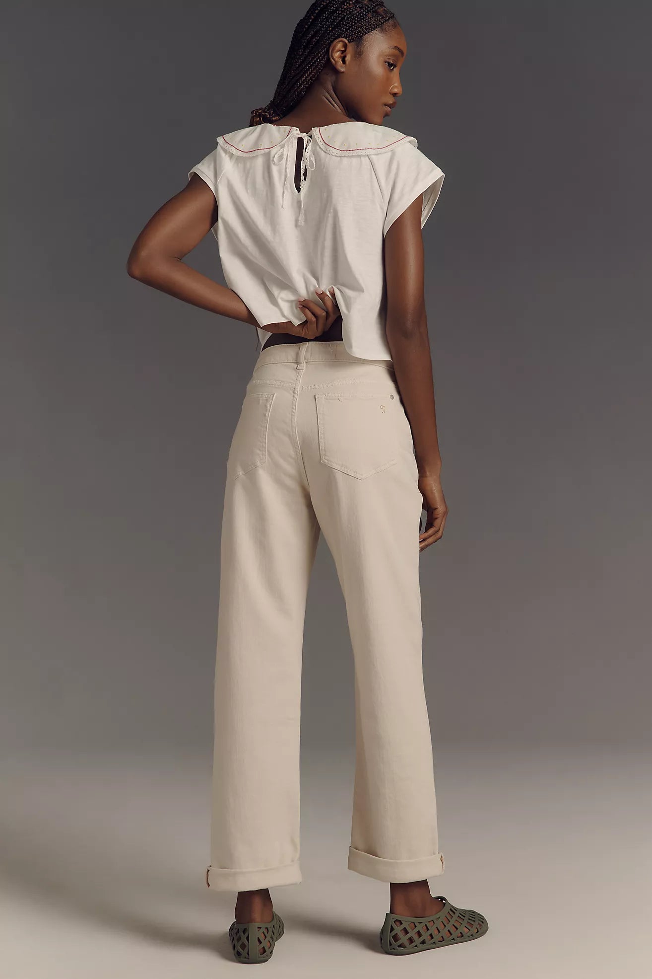 Pilcro Baggy Boyfriend High-Rise Relaxed Jeans