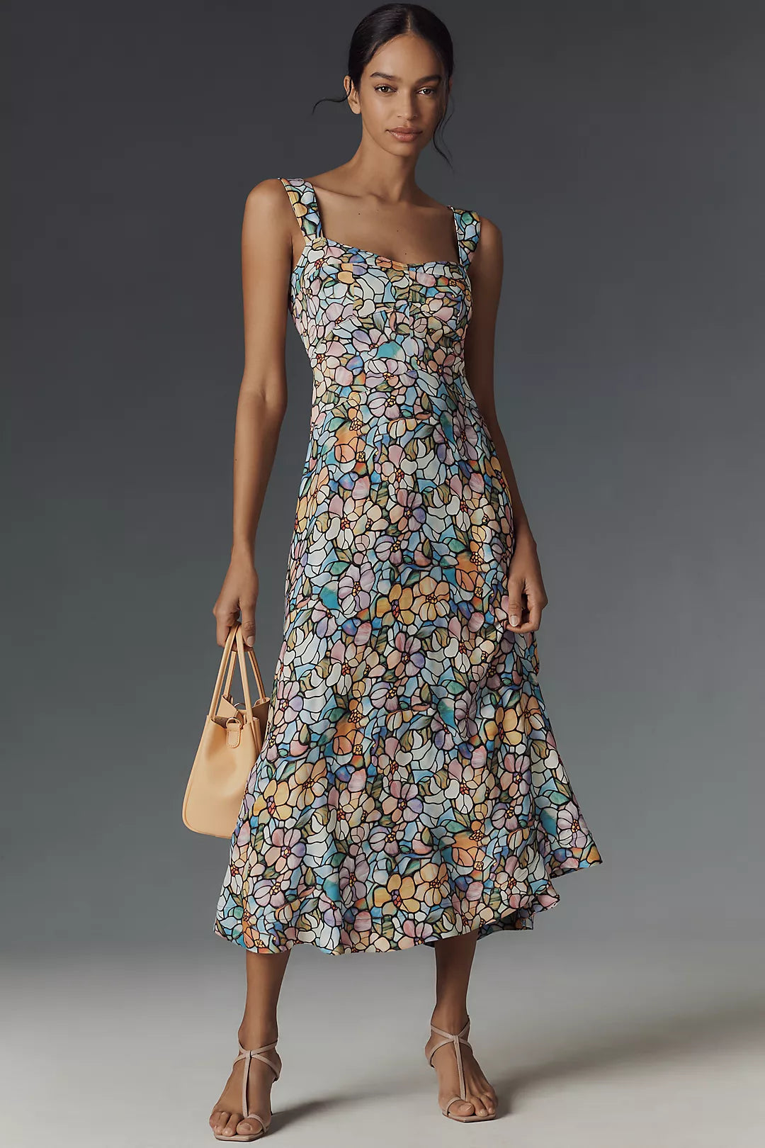 The Jocelyn Sleeveless Slip Midi Dress by Maeve