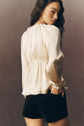 Load image into Gallery viewer, By Anthropologie Long Sleeve Embroidered Blouse

