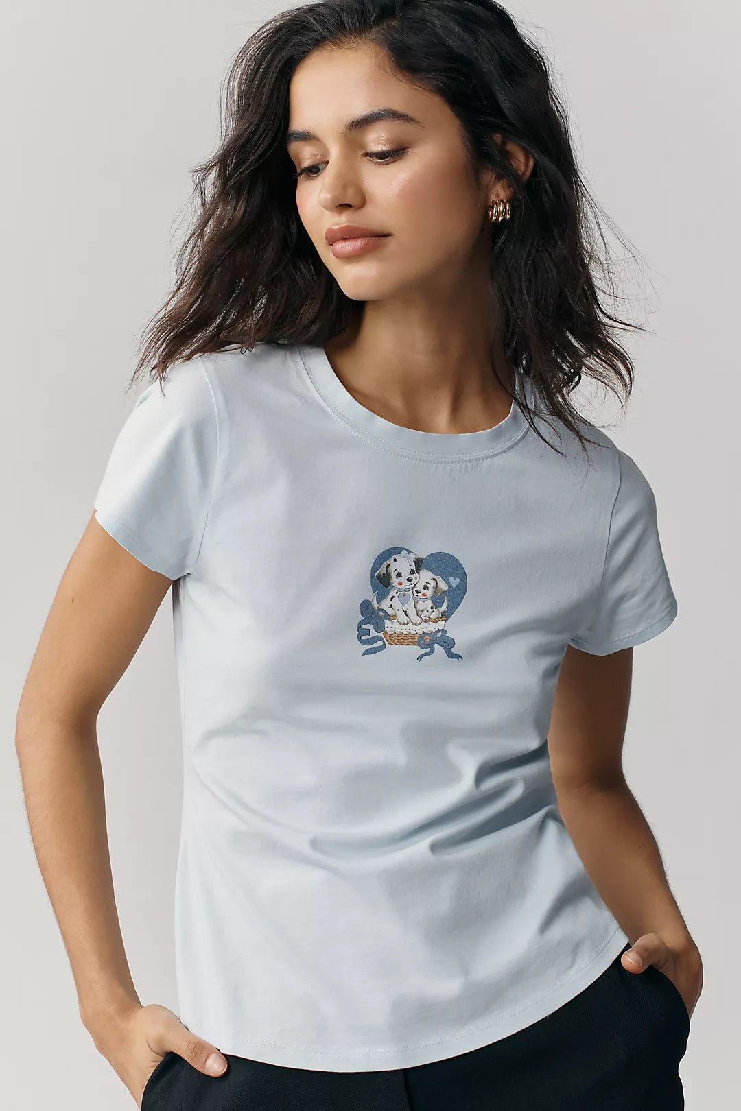 Maeve Classic Cotton Blend Tee