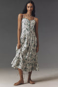 Load image into Gallery viewer, By Anthropologie Sleeveless Drop-Waist Midi Dress
