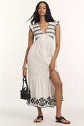 Load image into Gallery viewer, The Peregrine Midi Dress: Embroidered Smocked Edition
