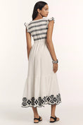Load image into Gallery viewer, The Peregrine Midi Dress: Embroidered Smocked Edition
