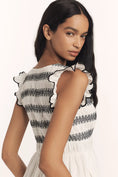 Load image into Gallery viewer, The Peregrine Midi Dress: Embroidered Smocked Edition
