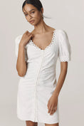 Load image into Gallery viewer, Forever That Girl Puff-Sleeve Scoop-Neck Mini Dress
