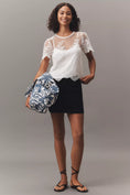 Load image into Gallery viewer, By Anthropologie Short-Sleeve Sheer Lace Top
