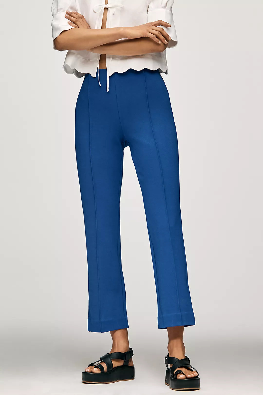 The Poppy Kick-Flare Pull-On Pants by Maeve