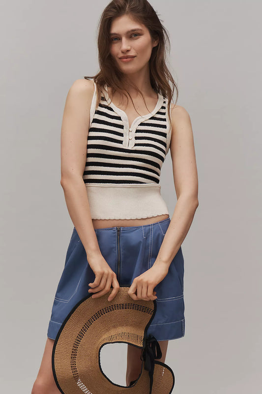 Maeve Textured Crop Tank