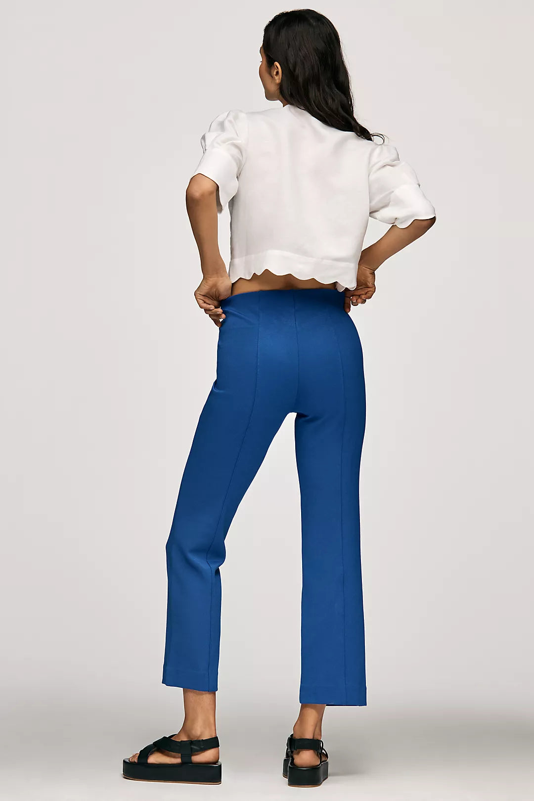 The Poppy Kick-Flare Pull-On Pants by Maeve