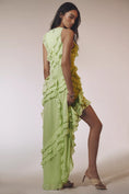 Load image into Gallery viewer, Hutch Sleeveless Ruffle High-Low Dress
