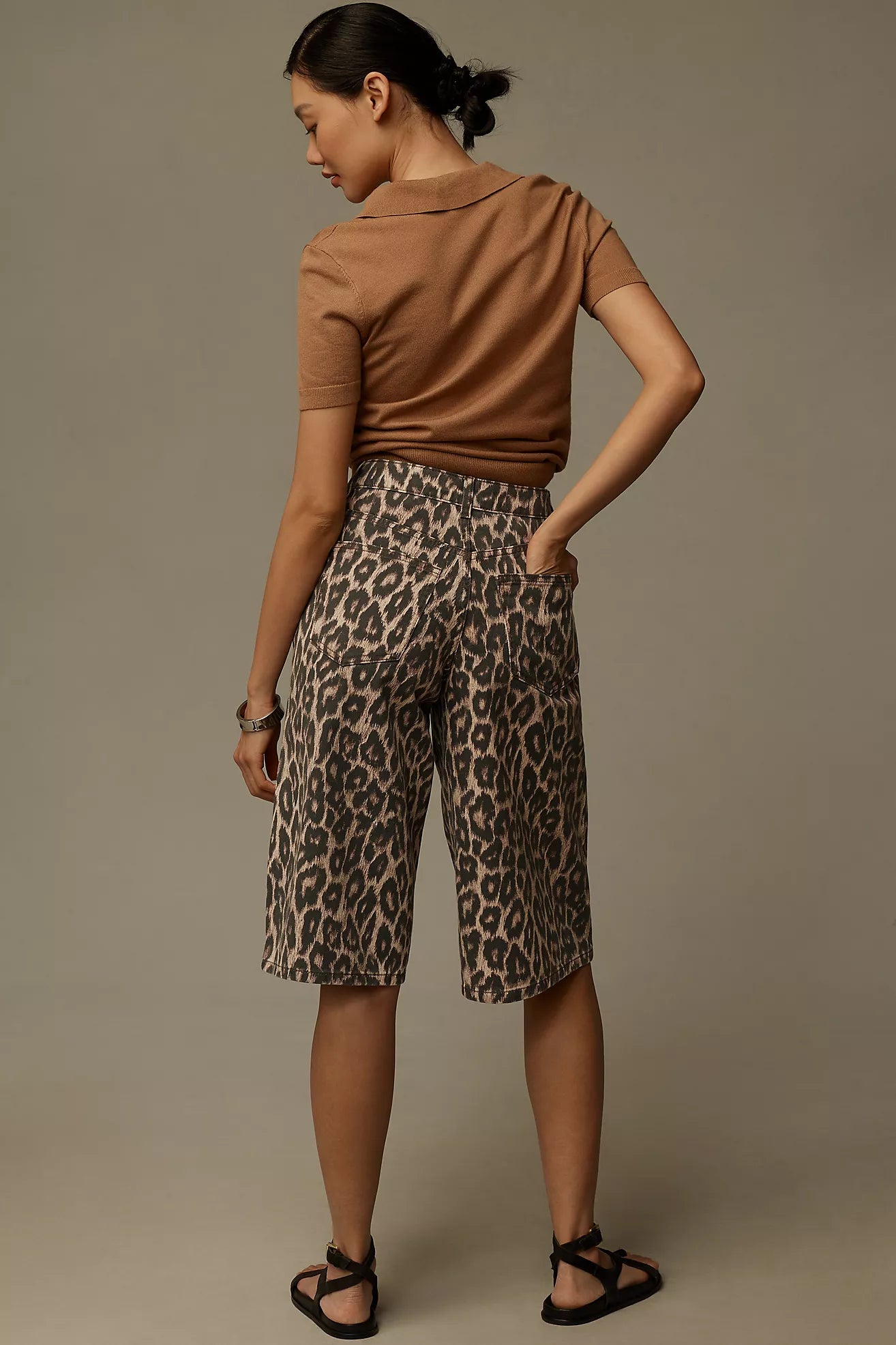 Pilcro Printed Bermuda Shorts