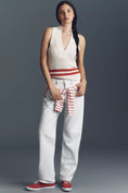 Load image into Gallery viewer, Maeve Collared Deep-V Knit Tank
